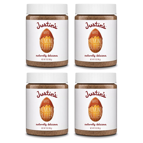 4 Pack - Justin's Naturally Delicious Maple Almond Butter - 12oz