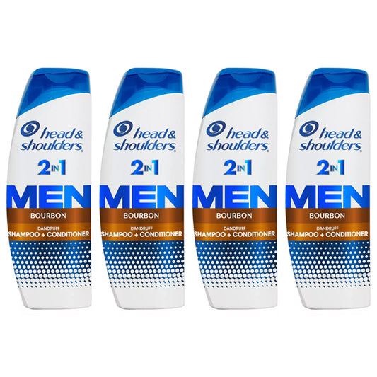 4 Pack - Head & Shoulders Advanced Series Bourbon Anti-Dandruff 2-in-1 12.5oz
