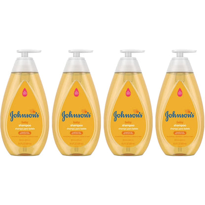 4 Pack - Johnson's Baby Shampoo for Baby's Delicate Scalp & Skin 20.3oz Johnson's