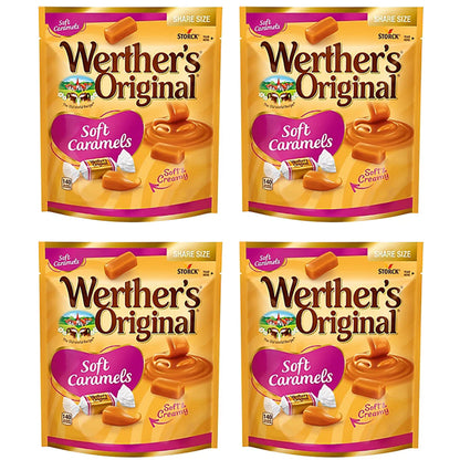 4 Pack - Werther's Original Soft Caramel Candy Share Size 10.8oz