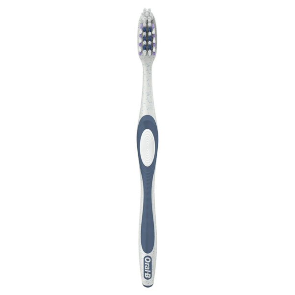 4 Pack - Oral-B CrossAction Eco Manual Toothbrush, Medium Bristles