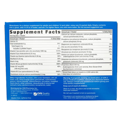 4 Pack - CVS Health Vitamin C + Immune Dietary Supplement Orange 30 Packets
