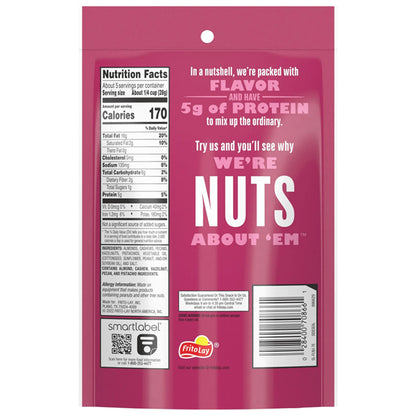 4 Pack - Nut Harvest Deluxe Salted Mixed Nuts Trail Mix 5g Protein 4.75oz