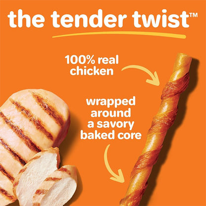 4 Pack - Oinkies TenderTreats with Chicken for Small & Senior Dogs 18 Count