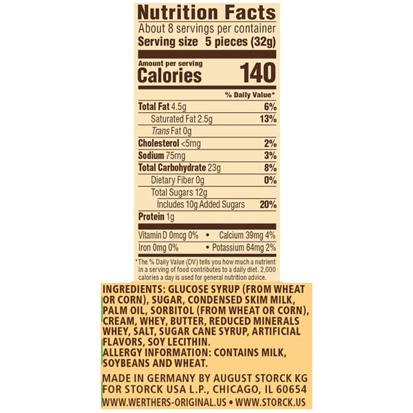 4 Pack - Werther's Original Soft Harvest Apple Caramel Candy 8.57oz