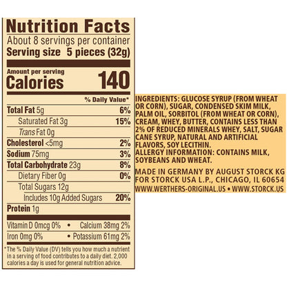 4 Pack - Werther's Original Soft Harvest Pumpkin Spice Caramel Candy 8.57oz