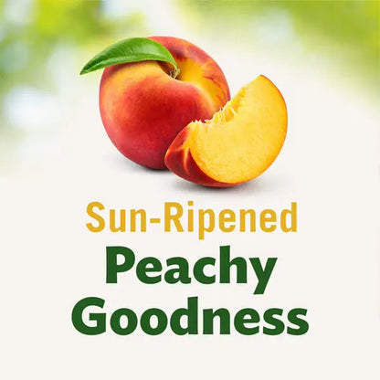 4 Pack - Del Monte Diced Peaches Fruit Cup Snacks in 100% Juice 12 4oz Cups Each Del Monte