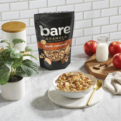 5 Pack - Bare Granola Apple Cinnamon 7g Fiber Whole Grains Real Fruit 11oz