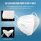 100 Pack - WWDOLL White KN95 Mask 5-Layer Breathable Mask