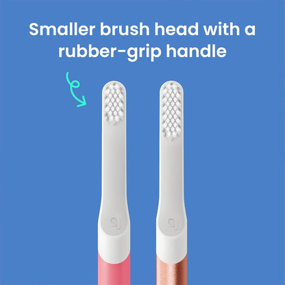 Quip Sonic Toothbrush for Kids Timed Electric Toothbrush Small Head Soft - Pink