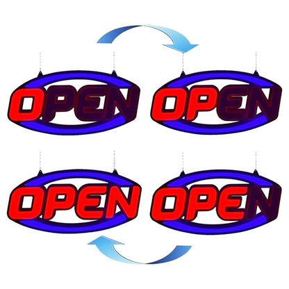 GreenCube 2026 Model 32" x 16" Remote Controlled LED Neon Open Sign GreenCube