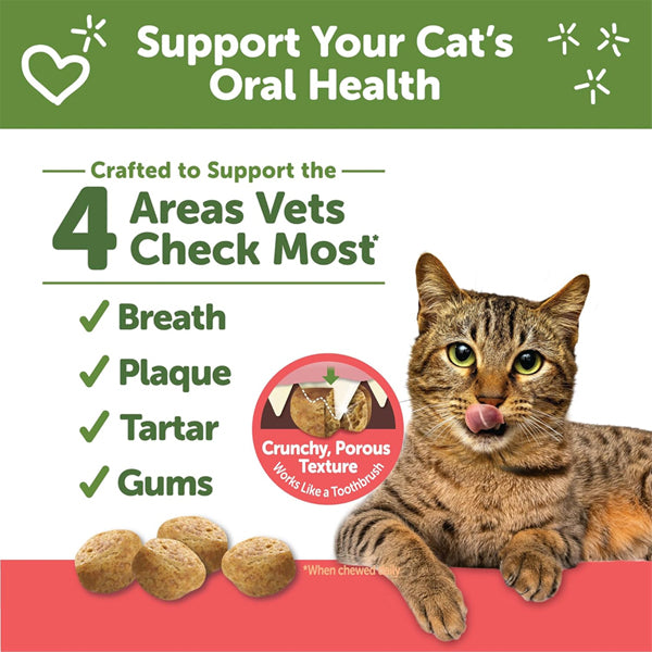 5 Pack - WHIMZEES Wellness Cat Dental Treats, Chicken and Salmon Flavor 4.5oz
