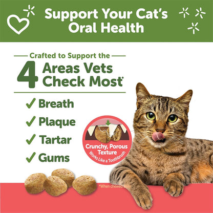 5 Pack - WHIMZEES Wellness Cat Dental Treats, Chicken and Salmon Flavor 4.5oz