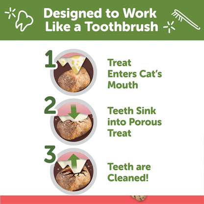 5 Pack - WHIMZEES Wellness Cat Dental Treats, Chicken and Salmon Flavor 4.5oz