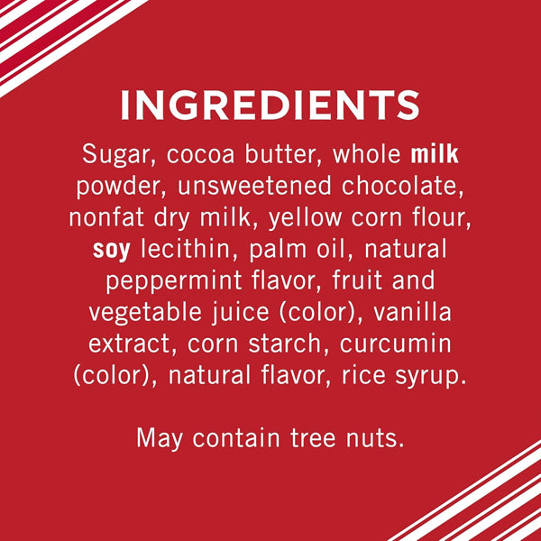 5 Pack - Ghirardelli Peppermint Bark Chocolate Squares 4.57oz