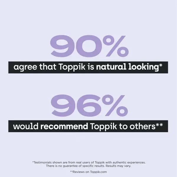 2 Pack - Toppik Volumizing Micro Fiber Hair Filler Color Touch Up System - Black 0.42oz Toppik