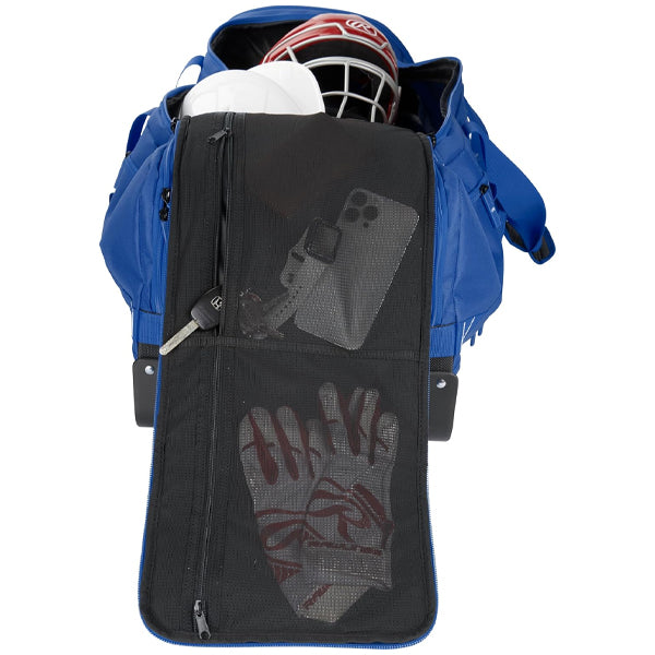 Rawlings YADI 2.0 Wheeled Catcher's Bag Yadier Molina Model Royal Blue Rawlings
