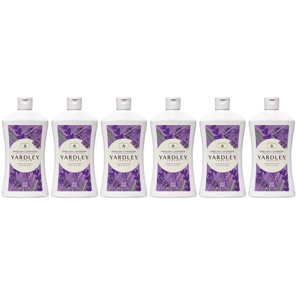 6 Pack - Yardley London English Lavender Liquid Hand Soap Refill 16oz Wholesale Bundle Yardley