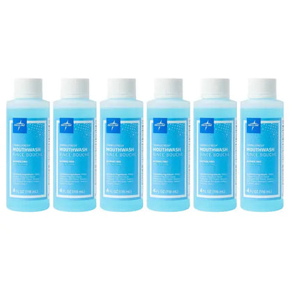 6 Pack - Medline Sparkle Fresh Alcohol Free Mouthwash 4oz Medline