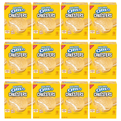 12 Pack - Oreo Golden Cakesters Soft Snack Cakes 10 Snack Cakes Each