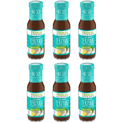 6 Pack - Primal Kitchen Island Teriyaki Sauce & Marinade 9oz Primal Kitchen