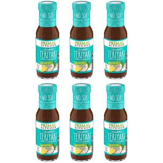 6 Pack - Primal Kitchen Island Teriyaki Sauce & Marinade 9oz Primal Kitchen