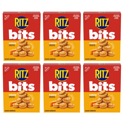 6 Pack - Ritz Bits Cracker Sandwiches with Cheese 8.8oz