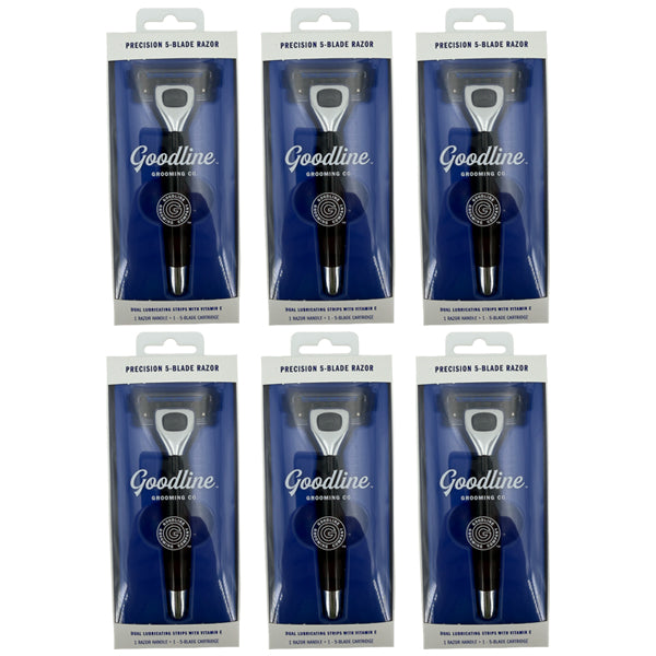 6 Pack - Goodline Grooming Co. Precision 5-Blade Razor Goodline