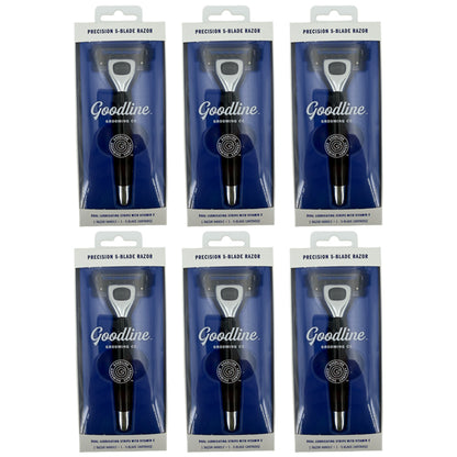 6 Pack - Goodline Grooming Co. Precision 5-Blade Razor Goodline