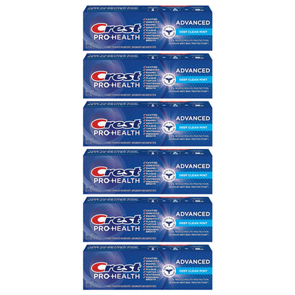 6 Pack - Crest Pro-Health Advanced Deep Clean Mint Toothpaste 3.5oz