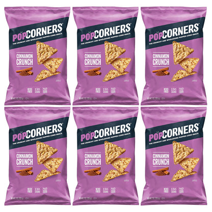 6 Pack - PopCorners Cinnamon Crunch Popped Corn Snack 7oz