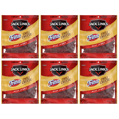 6 Pack - Jack Link's Fritos Chili Cheese Flavored Beef Jerky 2.65oz