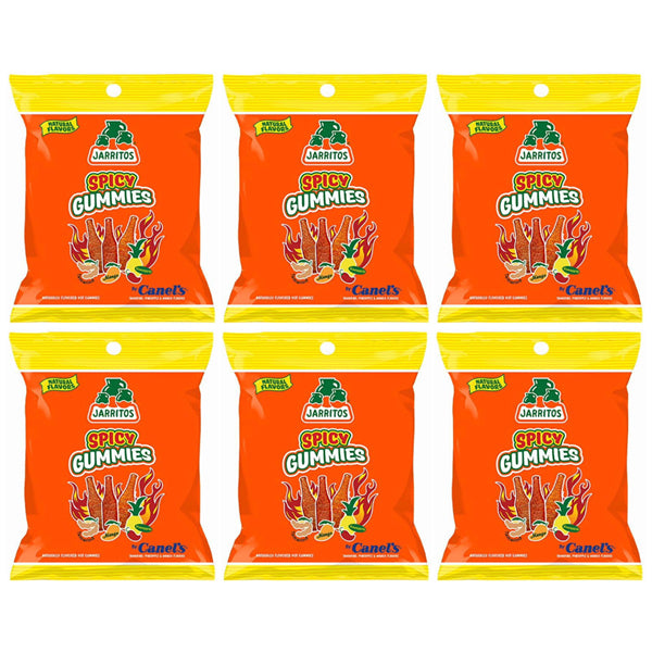 6 Pack - Jarritos Spicy Gummies Mango, Tamarind & Pineapple Natural Flavors 7oz