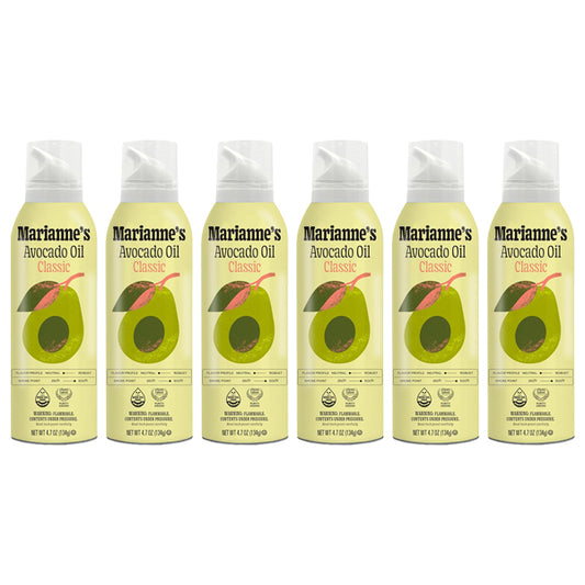 6 Pack - Marianne’s 100% Pure Avocado Oil Cooking Spray 4.7oz