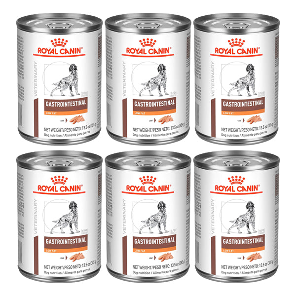 6 Pack - ROYAL CANIN Canine Gastrointestinal Adult Wet Dog Food 13.5oz Royal Canin