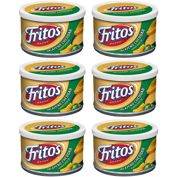 6 Pack - Fritos Jalapeno Cheddar Flavored Cheese Dip 9oz Fritos