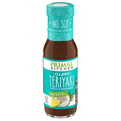 6 Pack - Primal Kitchen Island Teriyaki Sauce & Marinade 9oz Primal Kitchen