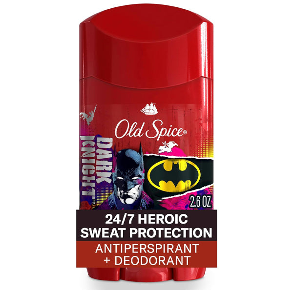 6 Pack - Old Spice Batman Antiperspirant Deodorant Black Cherry Nightfall 2.6oz Old Spice