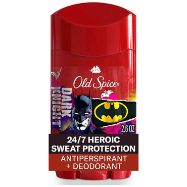 6 Pack - Old Spice Batman Antiperspirant Deodorant Black Cherry Nightfall 2.6oz Old Spice