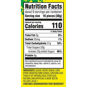 6 Pack - SOUR PATCH KIDS Ornaments Soft & Chewy Holiday Candy, Bulk Candy 10oz