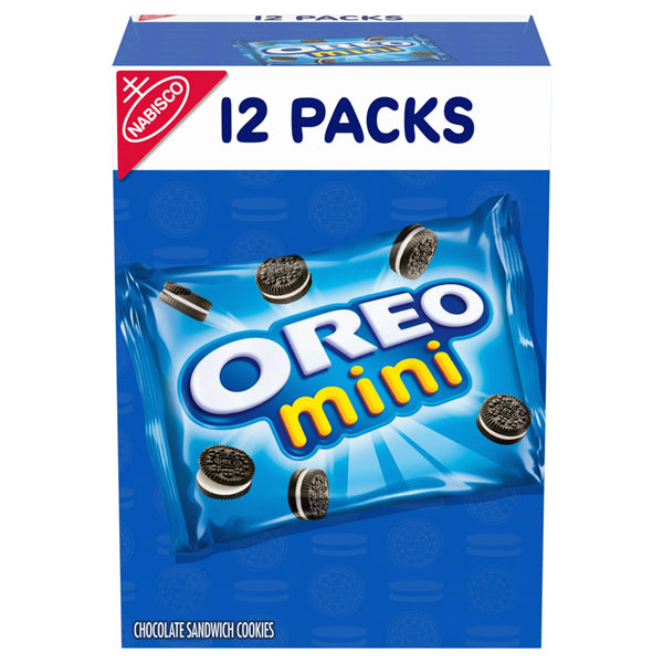 6 Pack - OREO Mini Chocolate Sandwich Cookies 12 Snack Packs Each