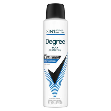 6 Pack  - Degree Men's Max Protection 3 in 1 Extra Fresh Dry Spray Antiperspirant 4.8oz Degree
