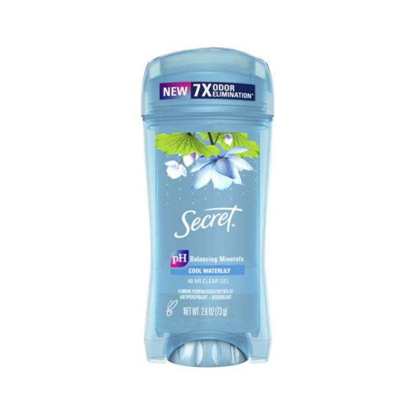 6 Pack - Secret Fresh Antiperspirant for Women Cool Waterlily Scent 2.6oz