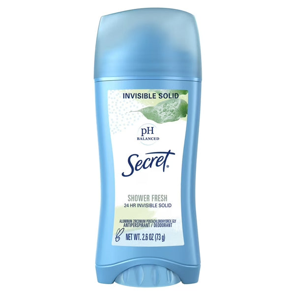 6 Pack - Secret Antiperspirant and Deodorant for Women Shower Fresh Scent 2.6 oz Secret