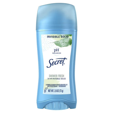 6 Pack - Secret Antiperspirant and Deodorant for Women Shower Fresh Scent 2.6 oz Secret