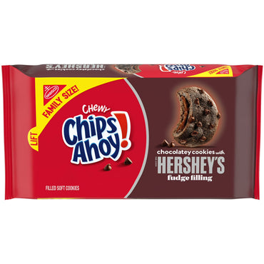 6 Pack - CHIPS AHOY! Chewy Chocolatey Hershey's Fudge Filled Cookies 14.85oz