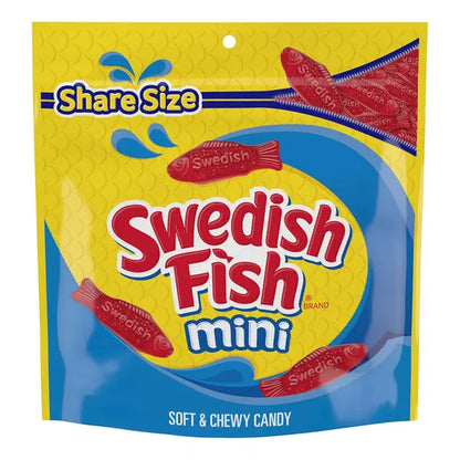 6 Pack - Swedish Fish Mini Soft & Chewy Gummy Candy 12oz Swedish Fish