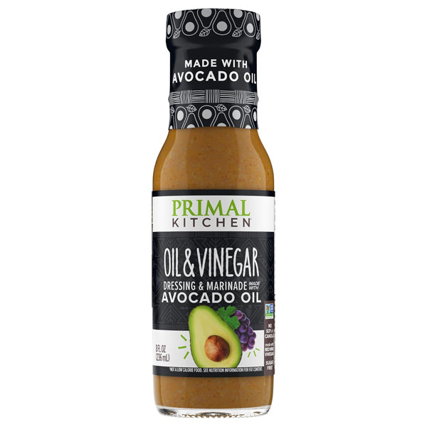 6 Pack - Primal Kitchen Oil & Vinegar Vinaigrette & Marinade 8oz Primal Kitchen