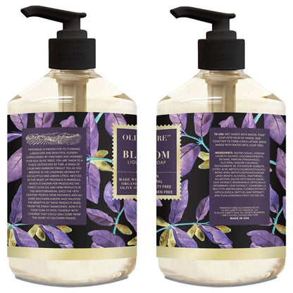 6 Pack - Olivia Care Liquid Hand Soap Blossom & Essential Oils 18.5oz