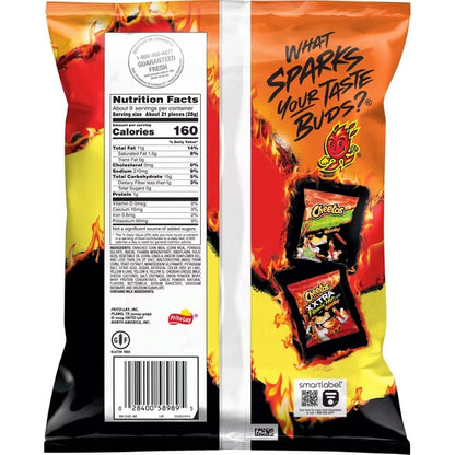 6 Pack - Cheetos Crunchy Flamin' Hot Flavored Cheese Snacks 8.5oz
